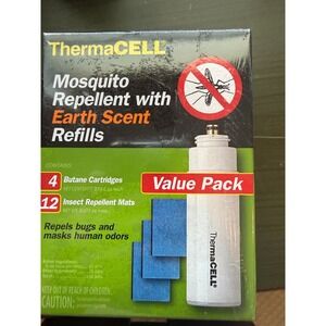 ThermaCELL Mosquito Repellent Earth Scent Refills Value Pack 48 Hour 4 Fuel
